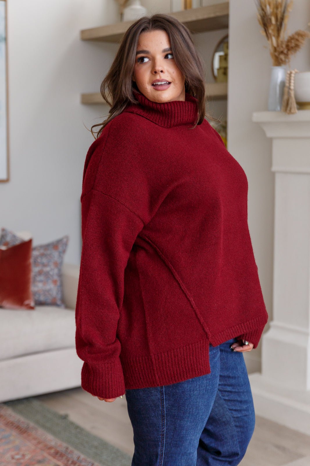 Envelop Me Turtleneck Sweater - Driftwood Boutique