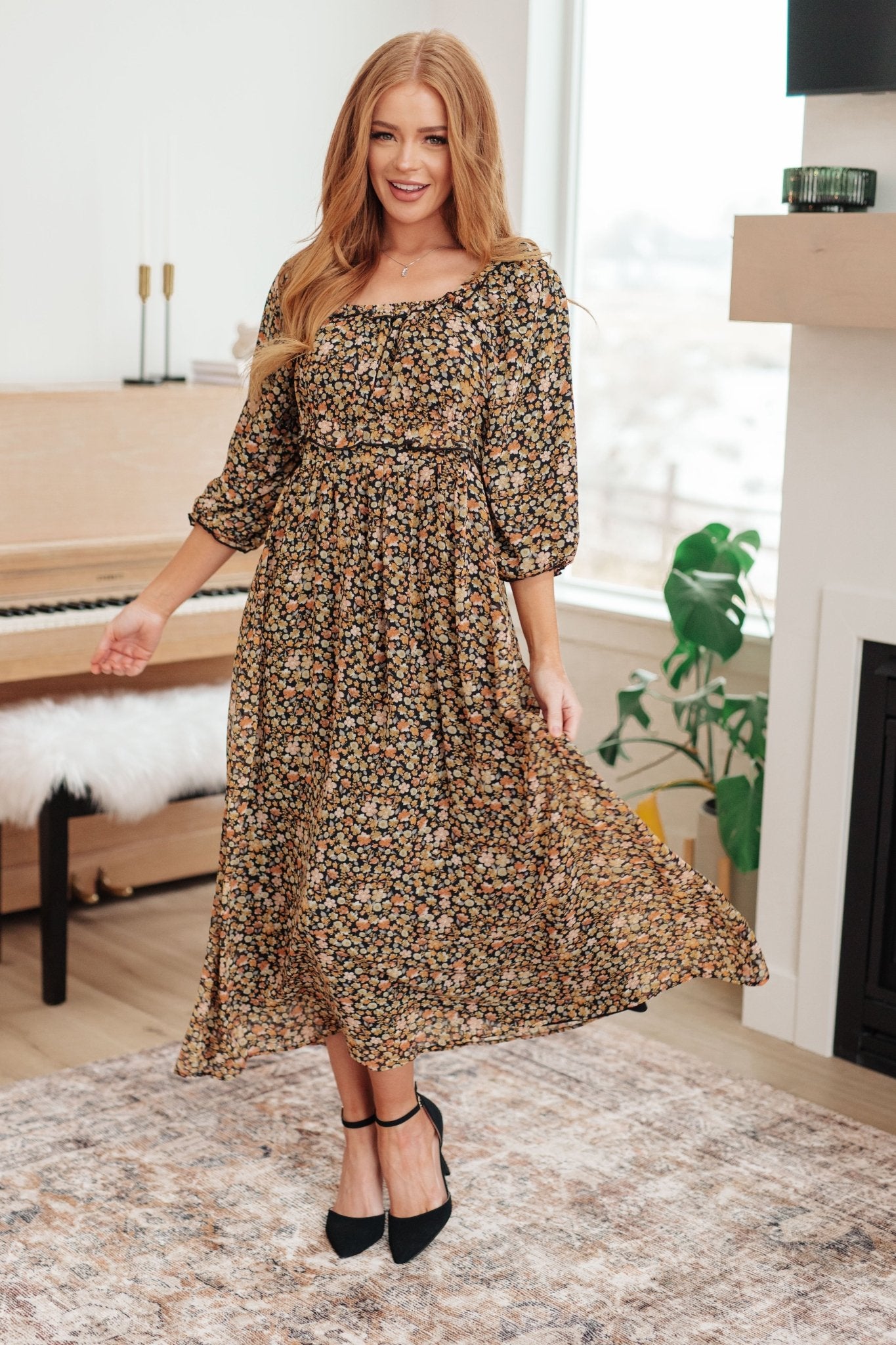 Ever So Briefly Floral Maxi Dress - Driftwood Boutique