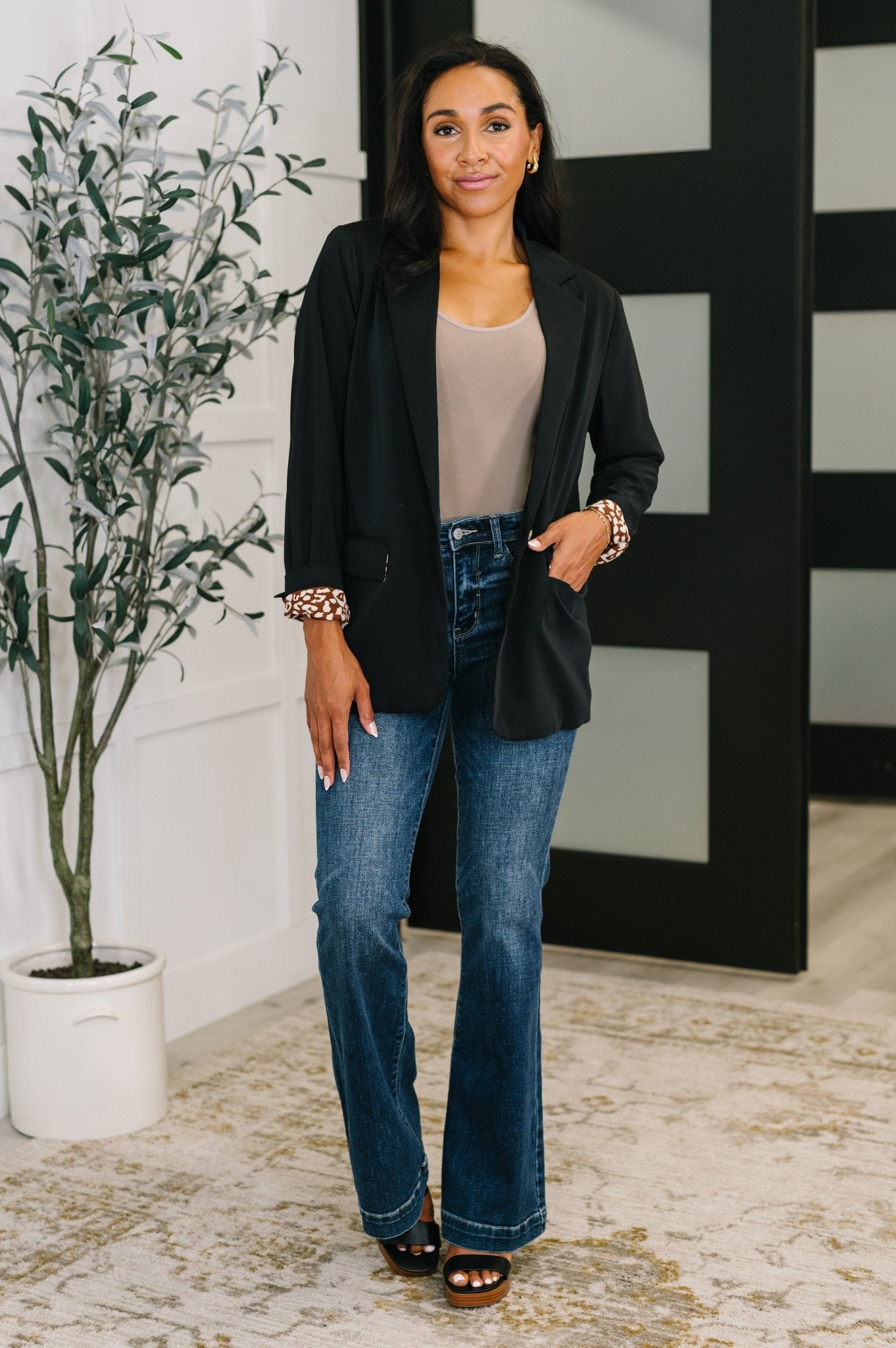 Every Day Blazer in Black - Driftwood Boutique