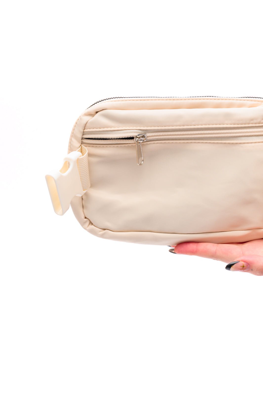 Everywhere I Go Crossbody Belt Bag in Ivory - Driftwood Boutique