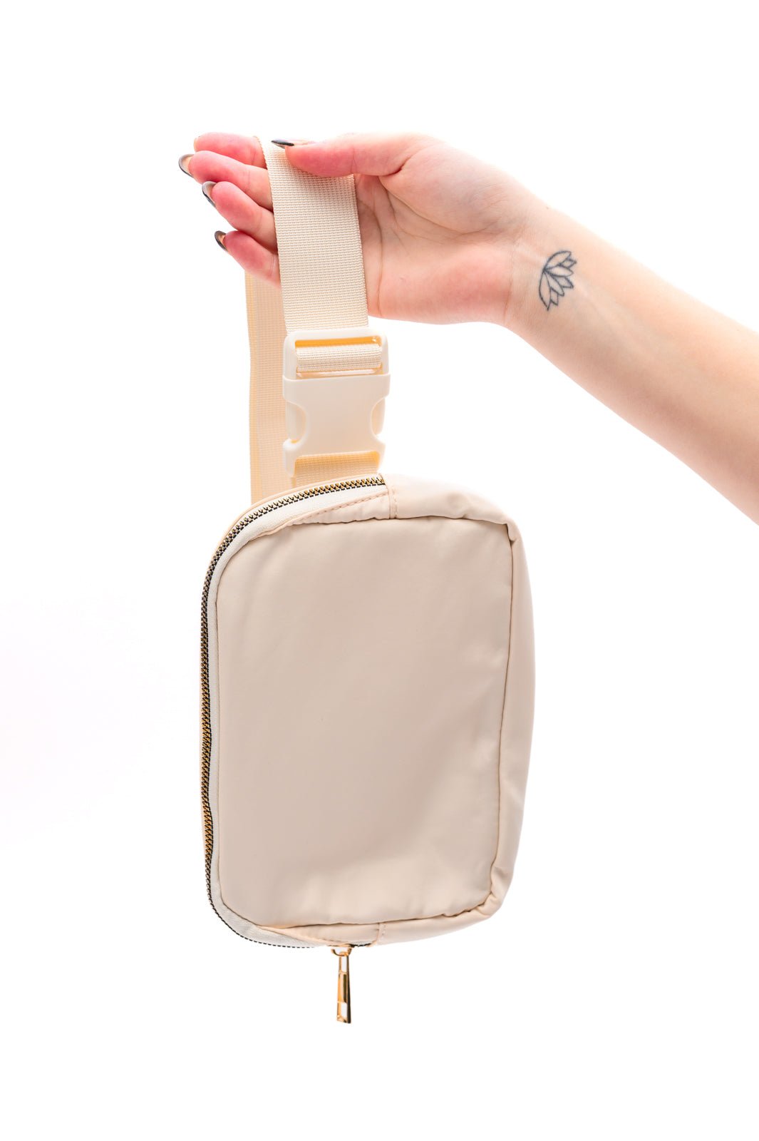 Everywhere I Go Crossbody Belt Bag in Ivory - Driftwood Boutique