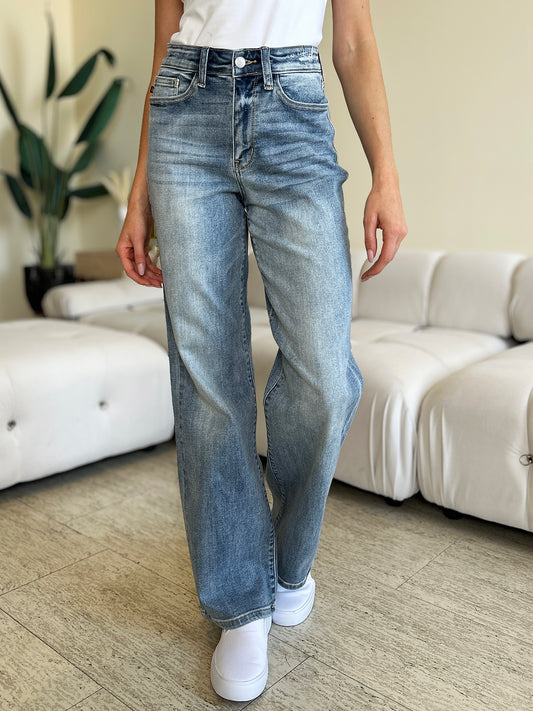 Sierra High Rise Straight Leg Jeans