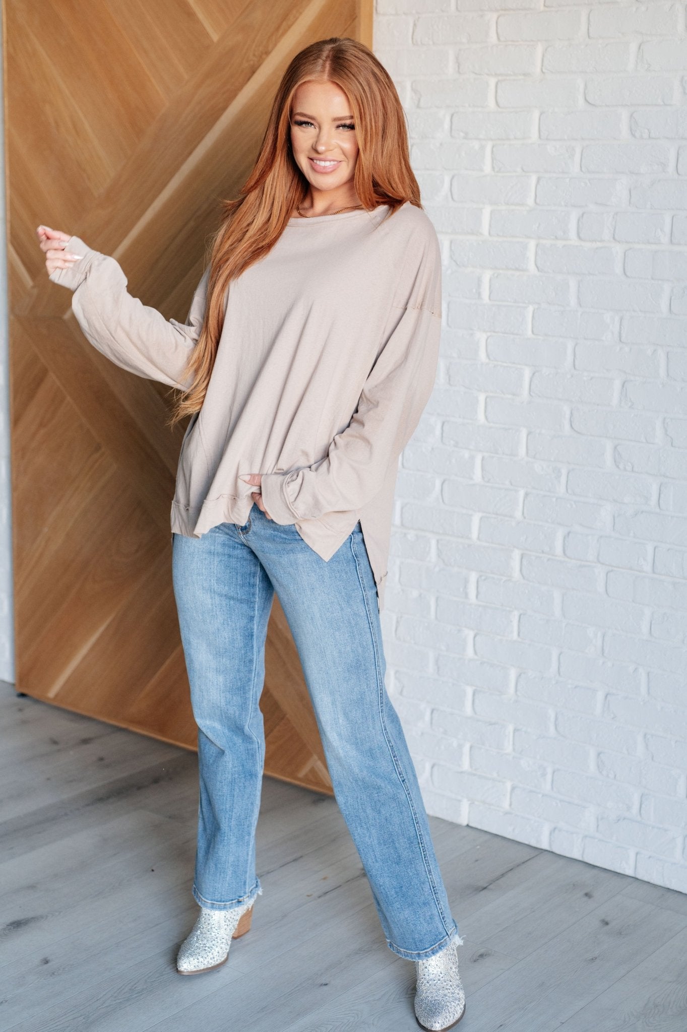 Feels Right Long Sleeve Top - Driftwood Boutique