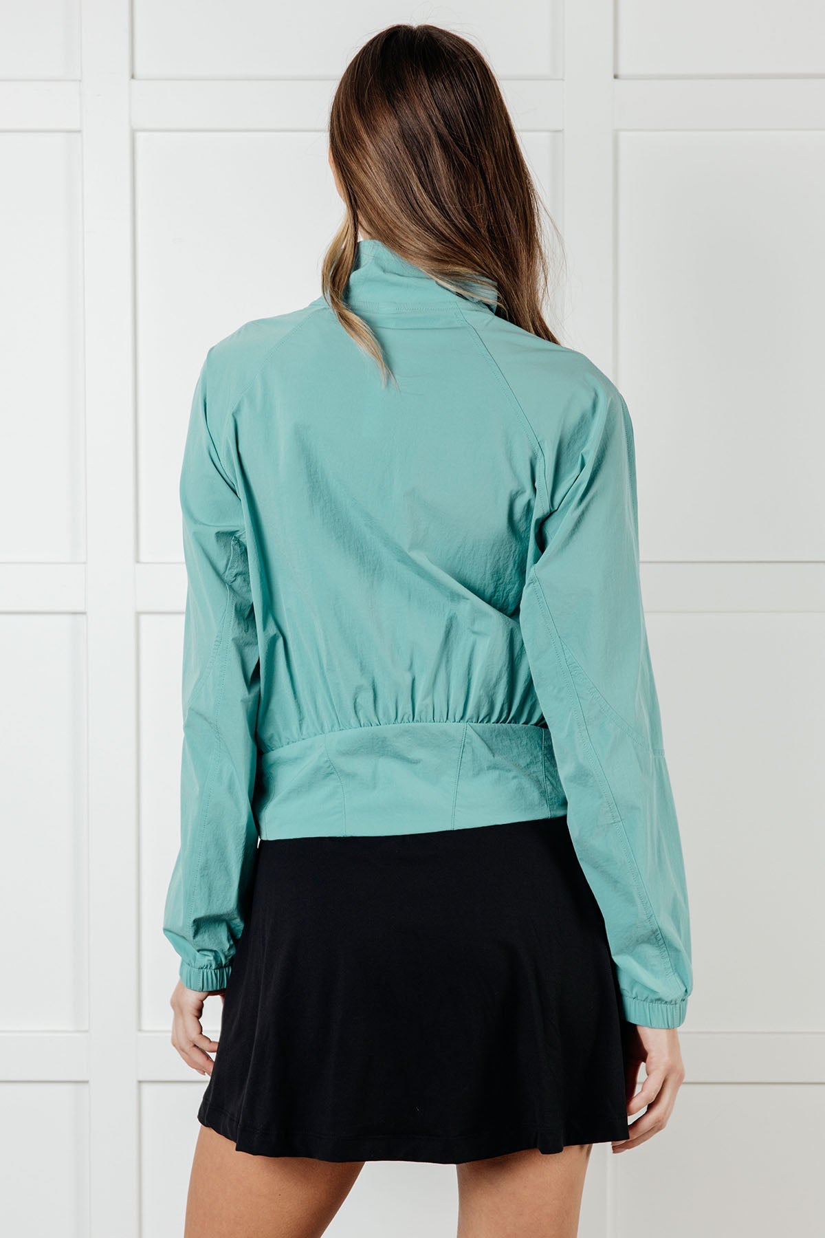 Fit Happens Nylon Tennis Jacket in Tidal Wave - Driftwood Boutique