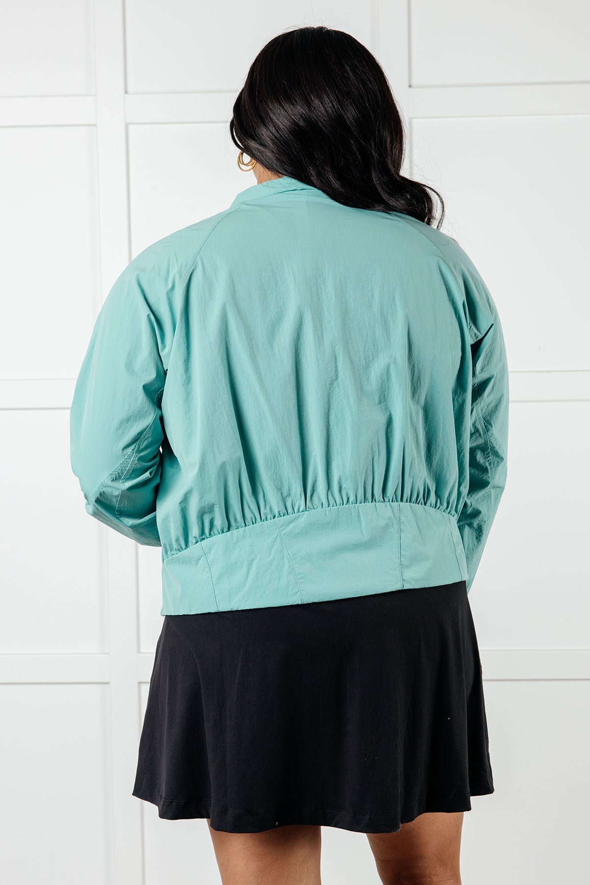 Fit Happens Nylon Tennis Jacket in Tidal Wave - Driftwood Boutique