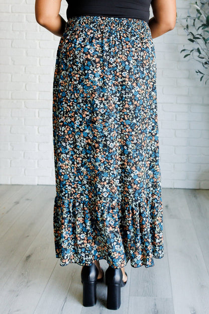 Flutter of Florals V - Neck Crop and Skirt Set - Driftwood Boutique