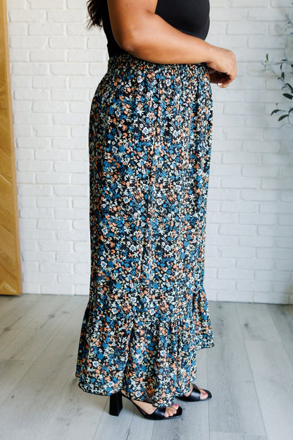 Flutter of Florals V - Neck Crop and Skirt Set - Driftwood Boutique