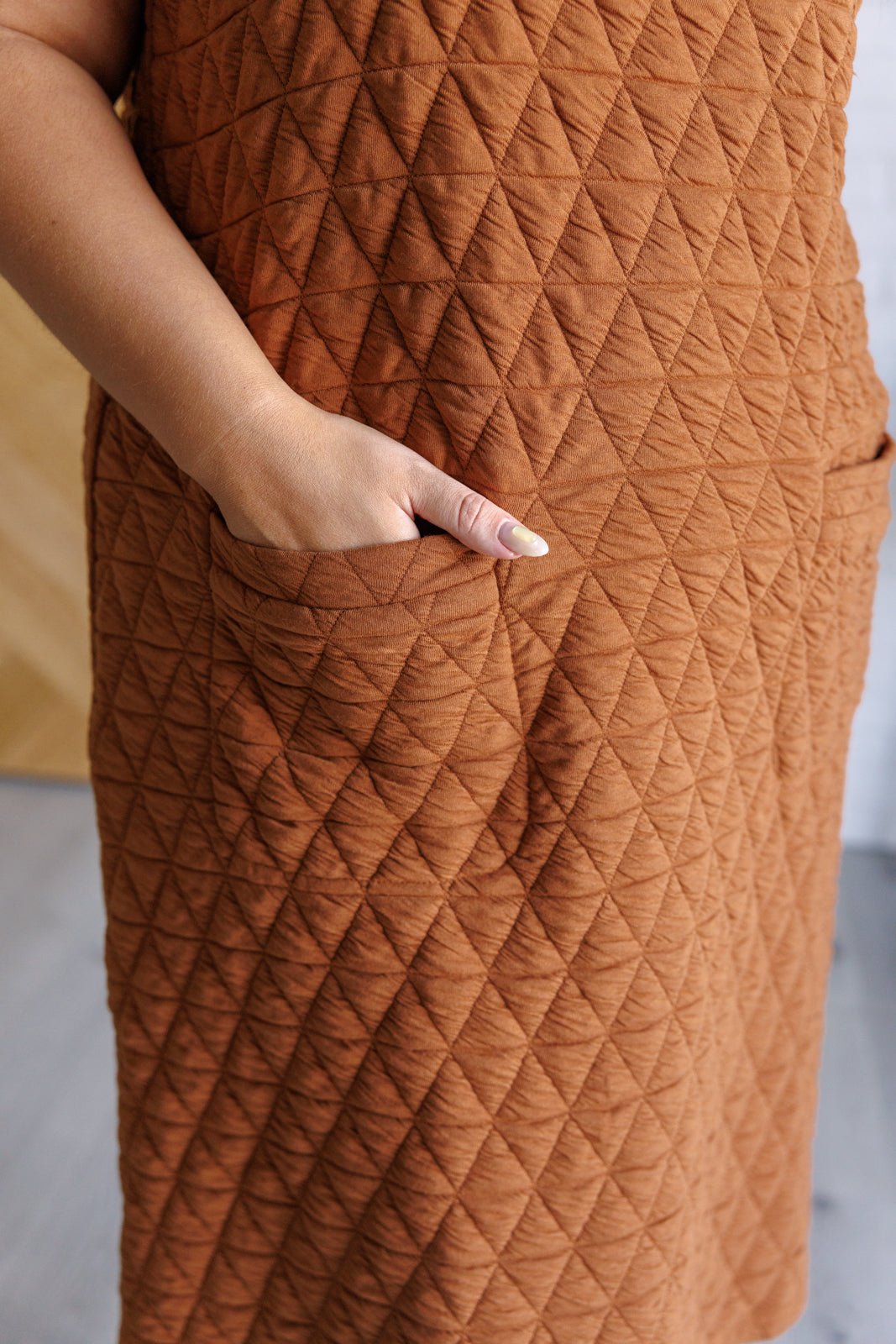 Free Falling Quilted Midi Dress - Driftwood Boutique