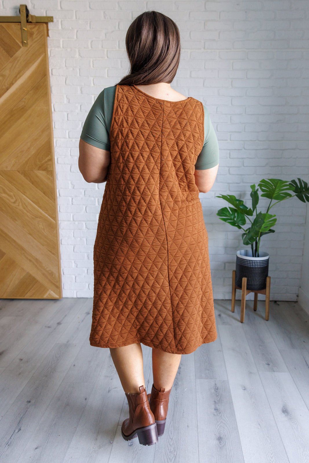 Free Falling Quilted Midi Dress - Driftwood Boutique