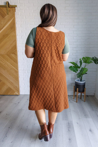 Free Falling Quilted Midi Dress - Driftwood Boutique