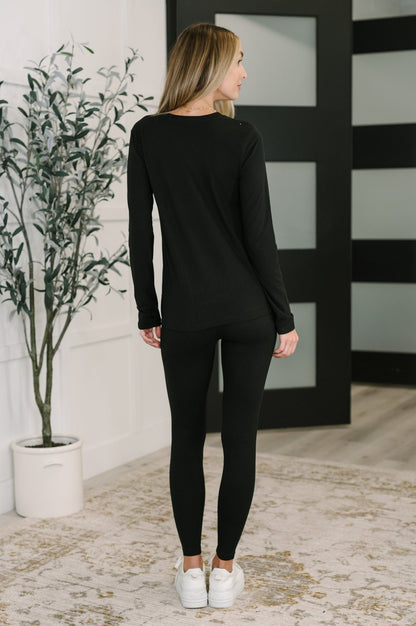 Get Me Cozy Set in Black - Driftwood Boutique