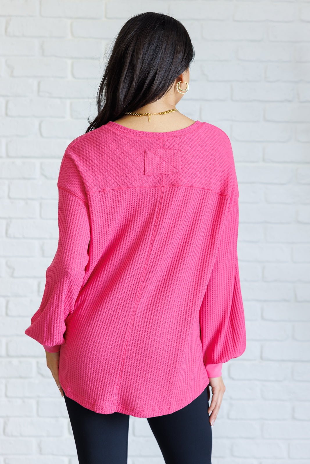 Good Things Are Coming V - Neck Top in Pink - Driftwood Boutique
