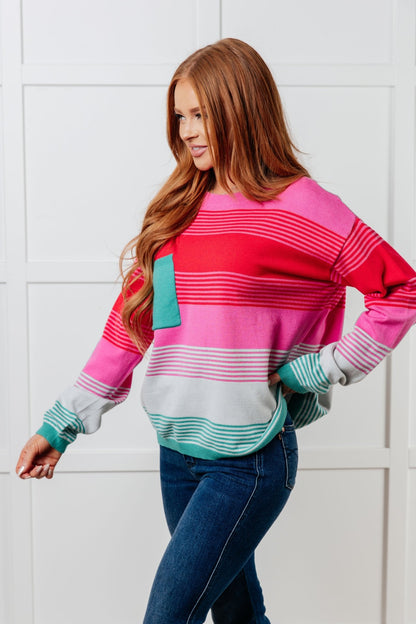 Gradual Feelings Striped Sweater - Driftwood Boutique