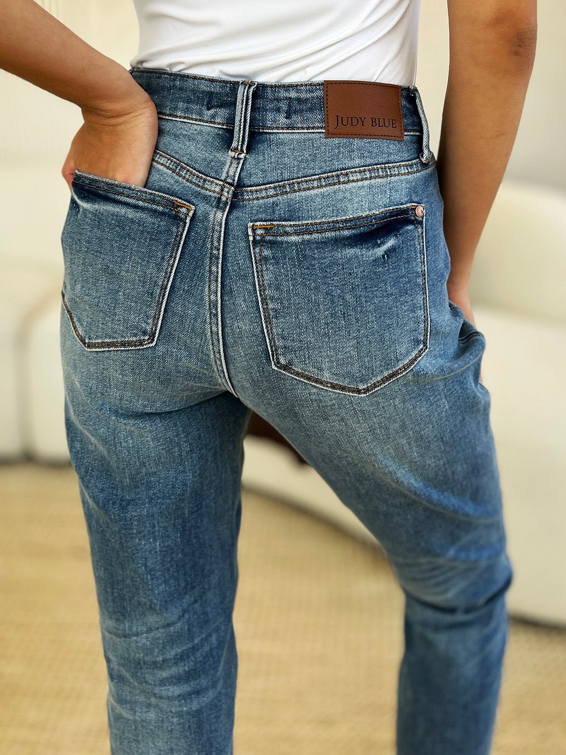Harvey Mid Rise Rigid Magic Boyfriend Jeans - Driftwood Boutique