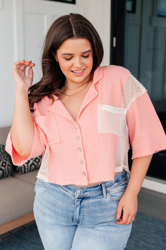Havana Nights Button Up Top - Driftwood Boutique