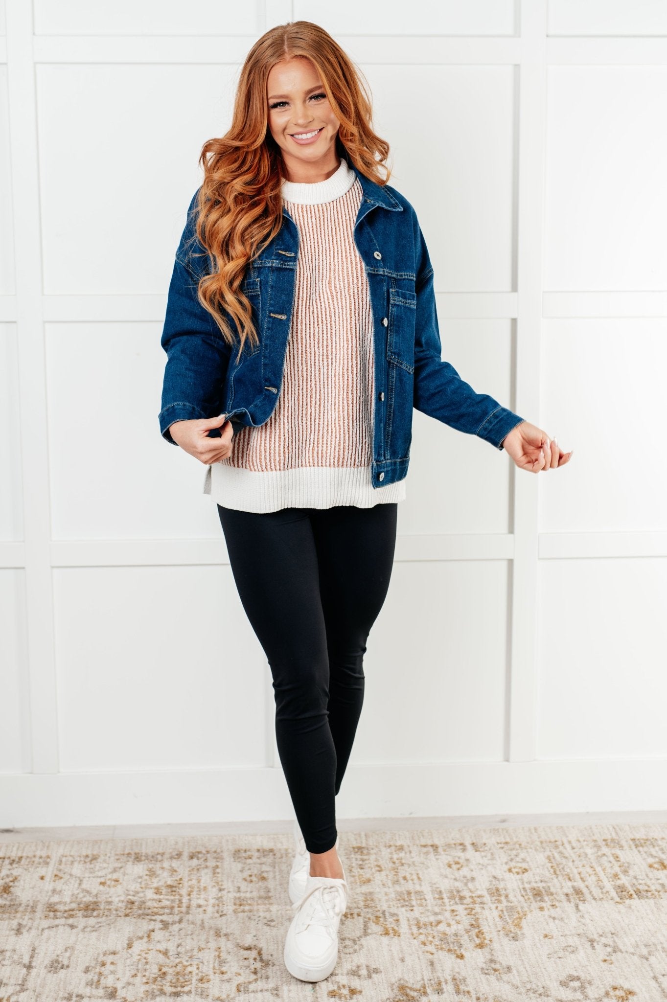 Have We Met Oversized Denim Jacket - Driftwood Boutique