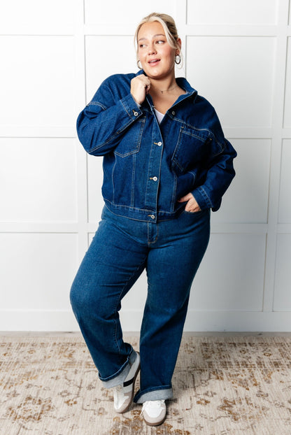 Have We Met Oversized Denim Jacket - Driftwood Boutique