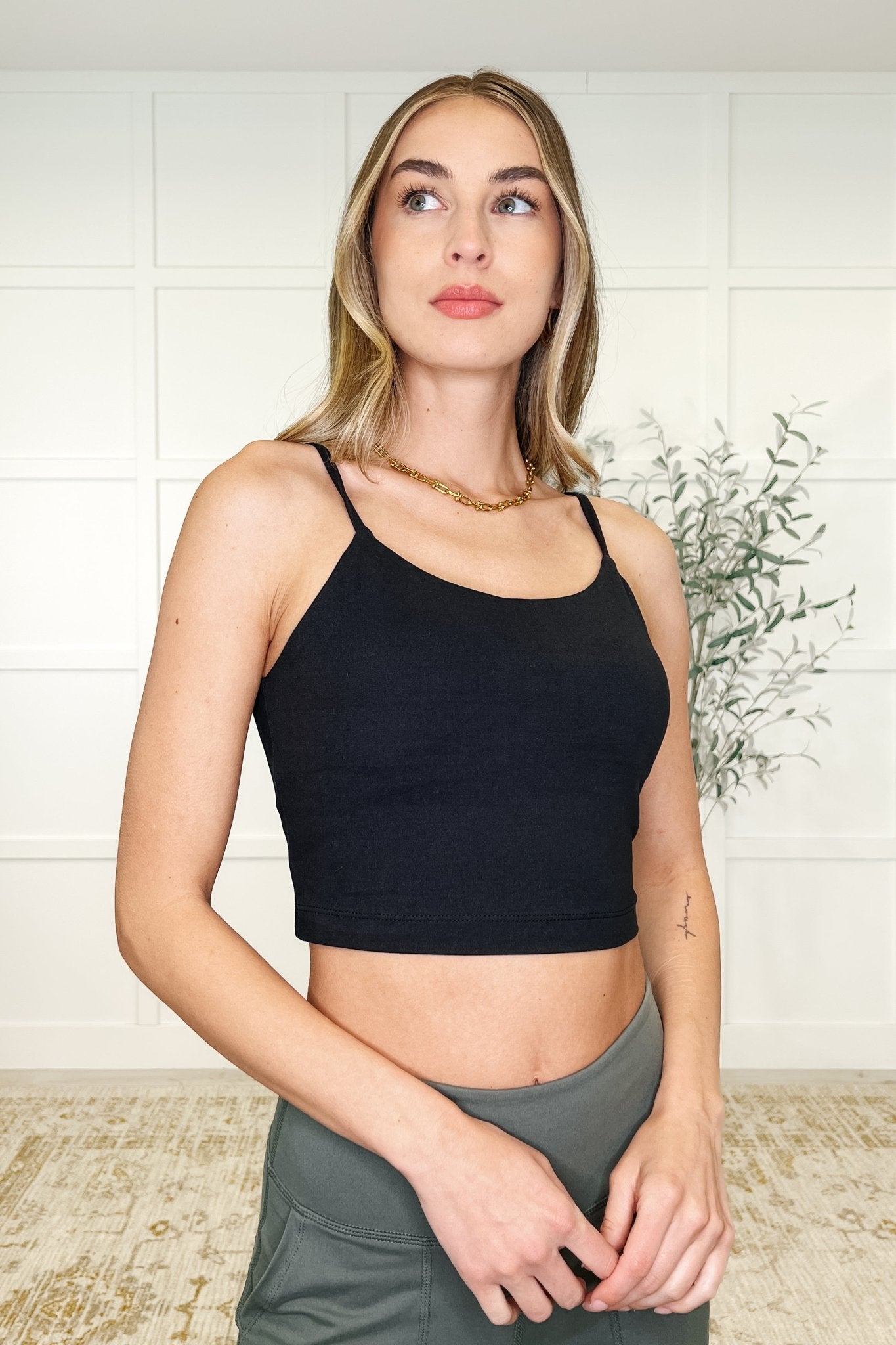 Hot Yoga Tank in Black - Driftwood Boutique