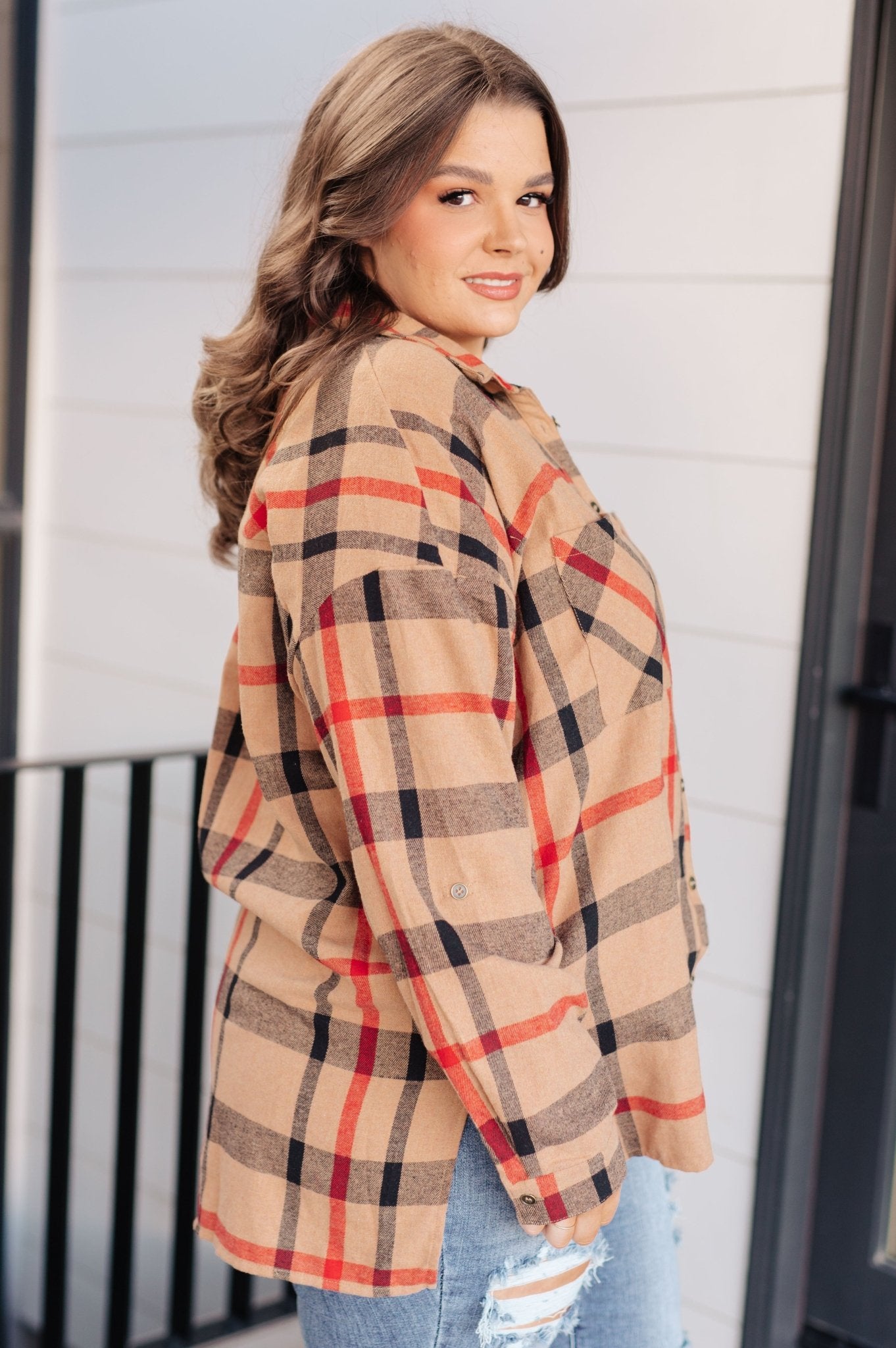 Is It Really Oversized Plaid Button Up - Driftwood Boutique