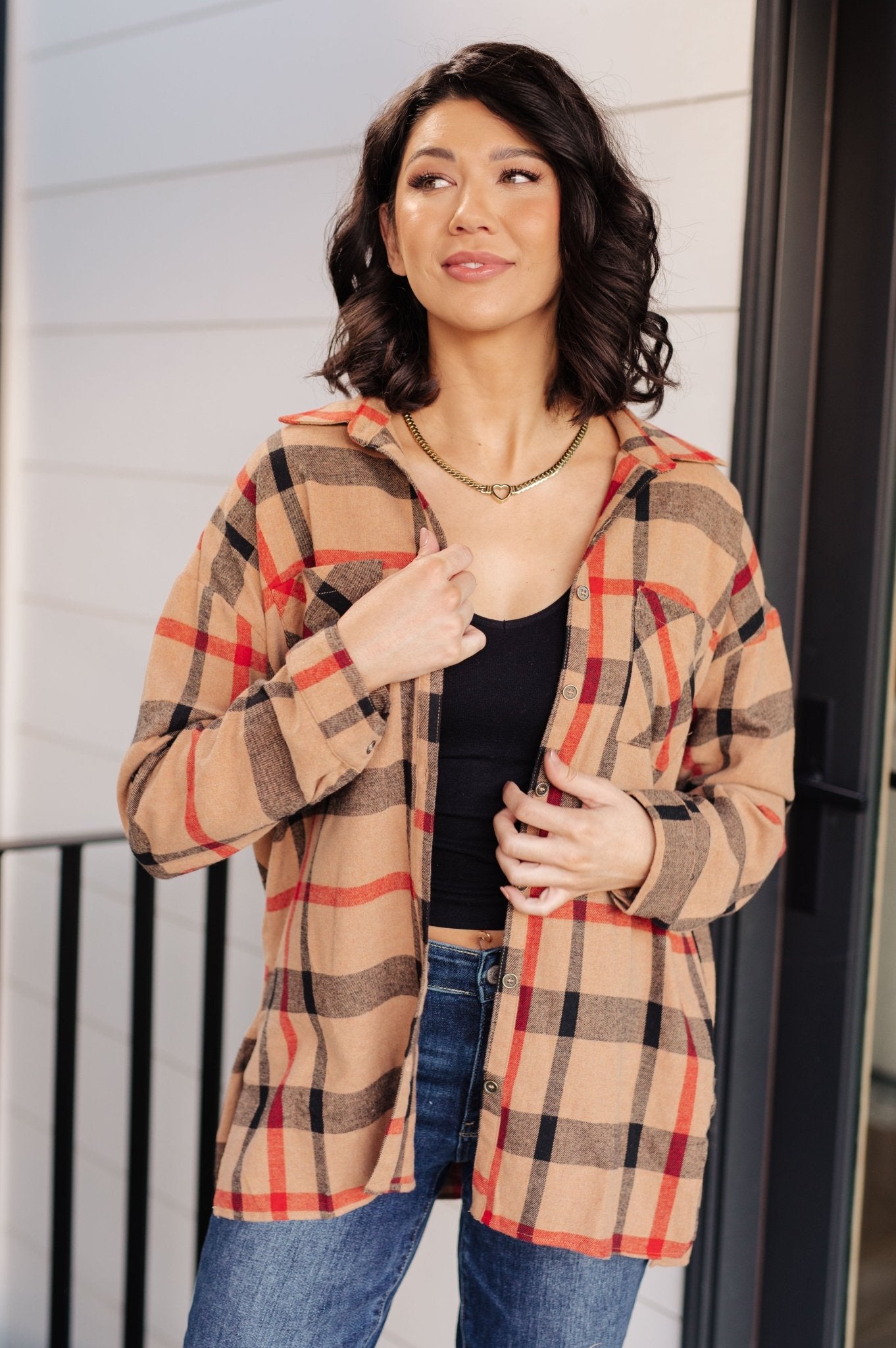 Is It Really Oversized Plaid Button Up - Driftwood Boutique