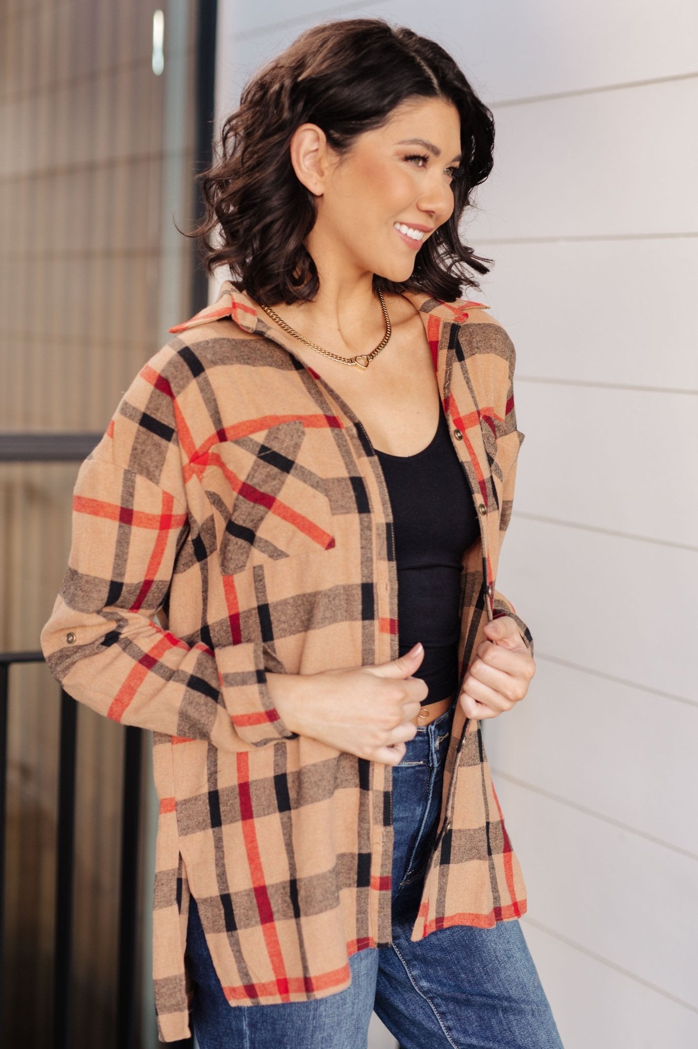Is It Really Oversized Plaid Button Up - Driftwood Boutique