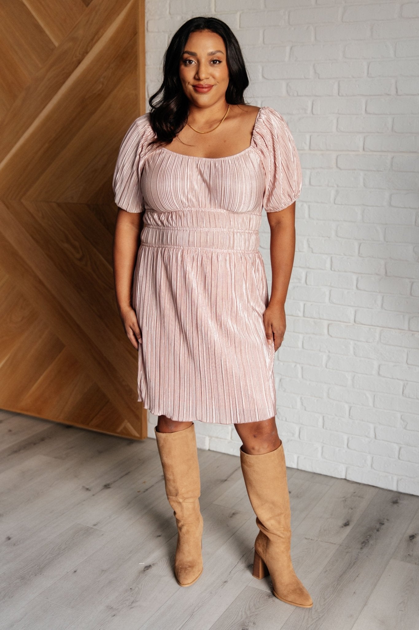 It's For the Aesthetic Balloon Sleeve Dress - Driftwood Boutique