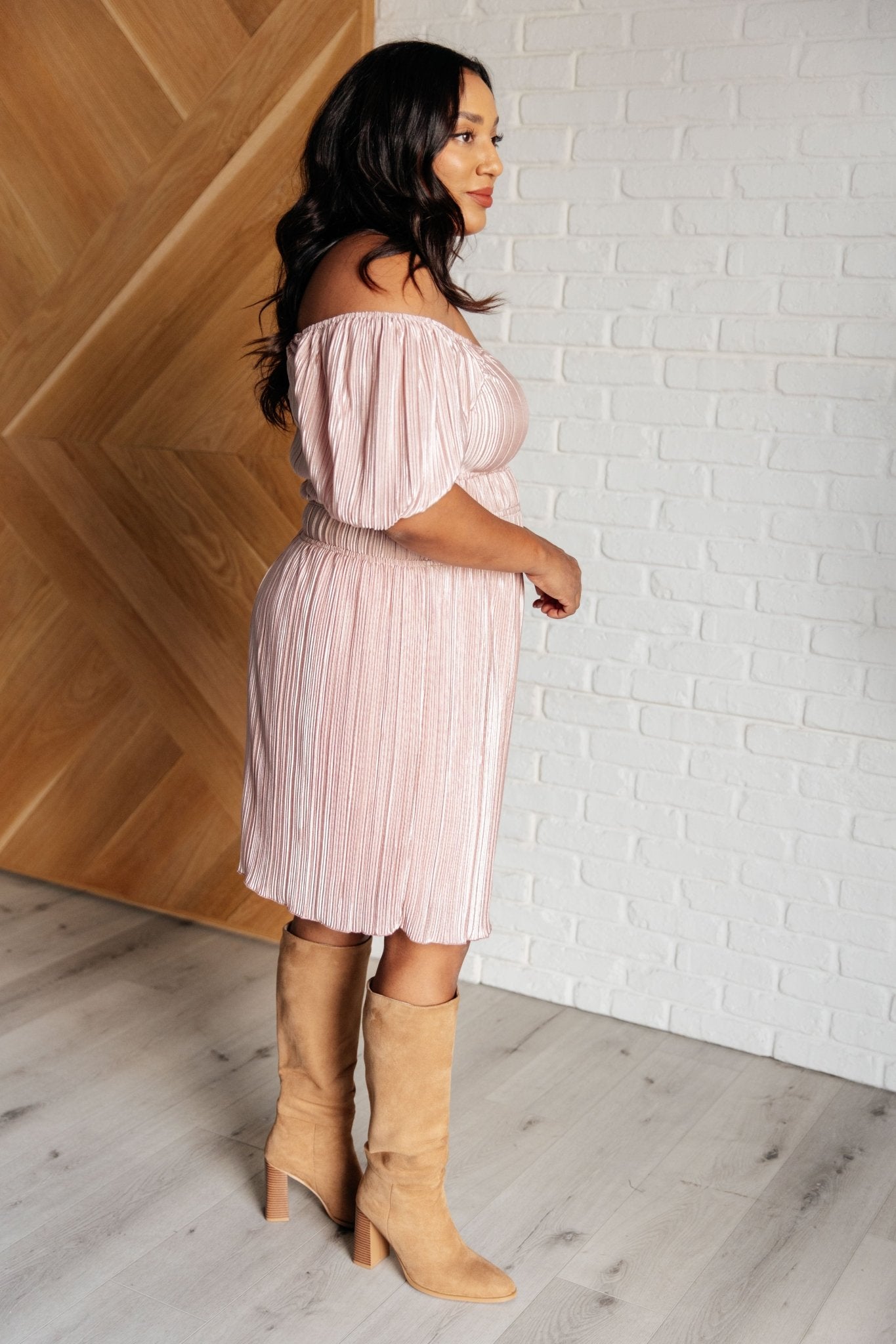 It's For the Aesthetic Balloon Sleeve Dress - Driftwood Boutique