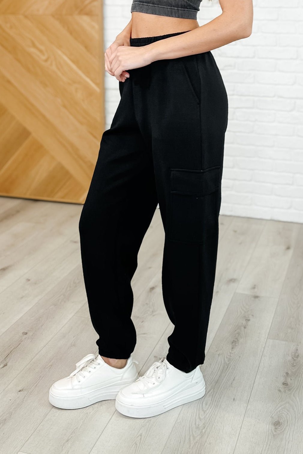 Jog and Snog Joggers in Black - Driftwood Boutique