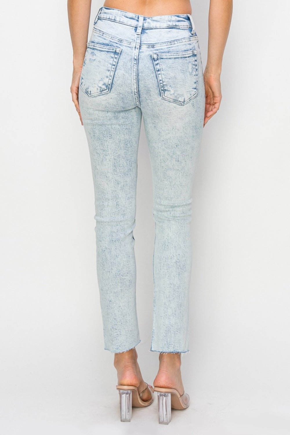 Jonah High Rise Distressed Skinny Jeans - Driftwood Boutique