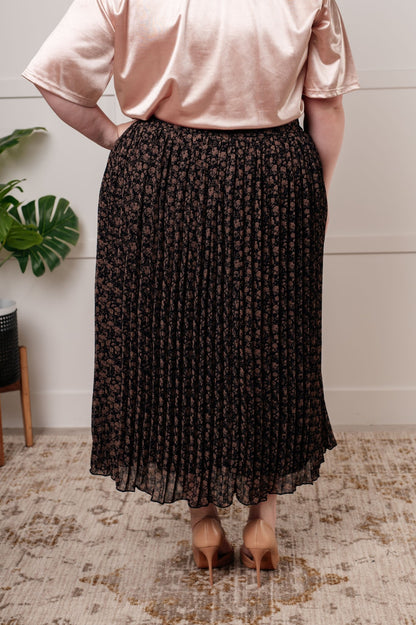 Just What You Wanted Floral Print Pleated Skirt - Driftwood Boutique