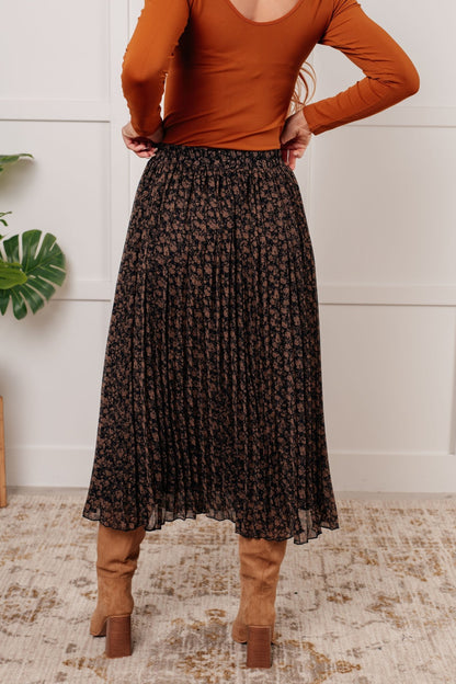 Just What You Wanted Floral Print Pleated Skirt - Driftwood Boutique