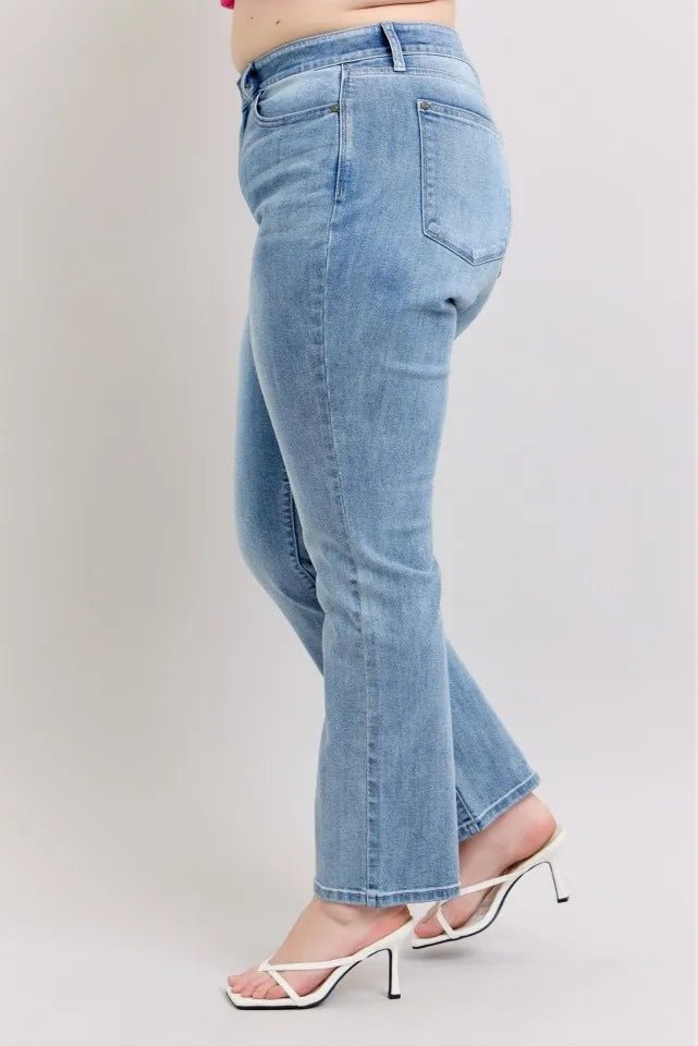 Kala Plus Size High Rise Dad Jeans - Driftwood Boutique