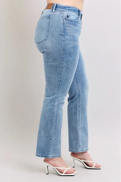 Kala Plus Size High Rise Dad Jeans - Driftwood Boutique