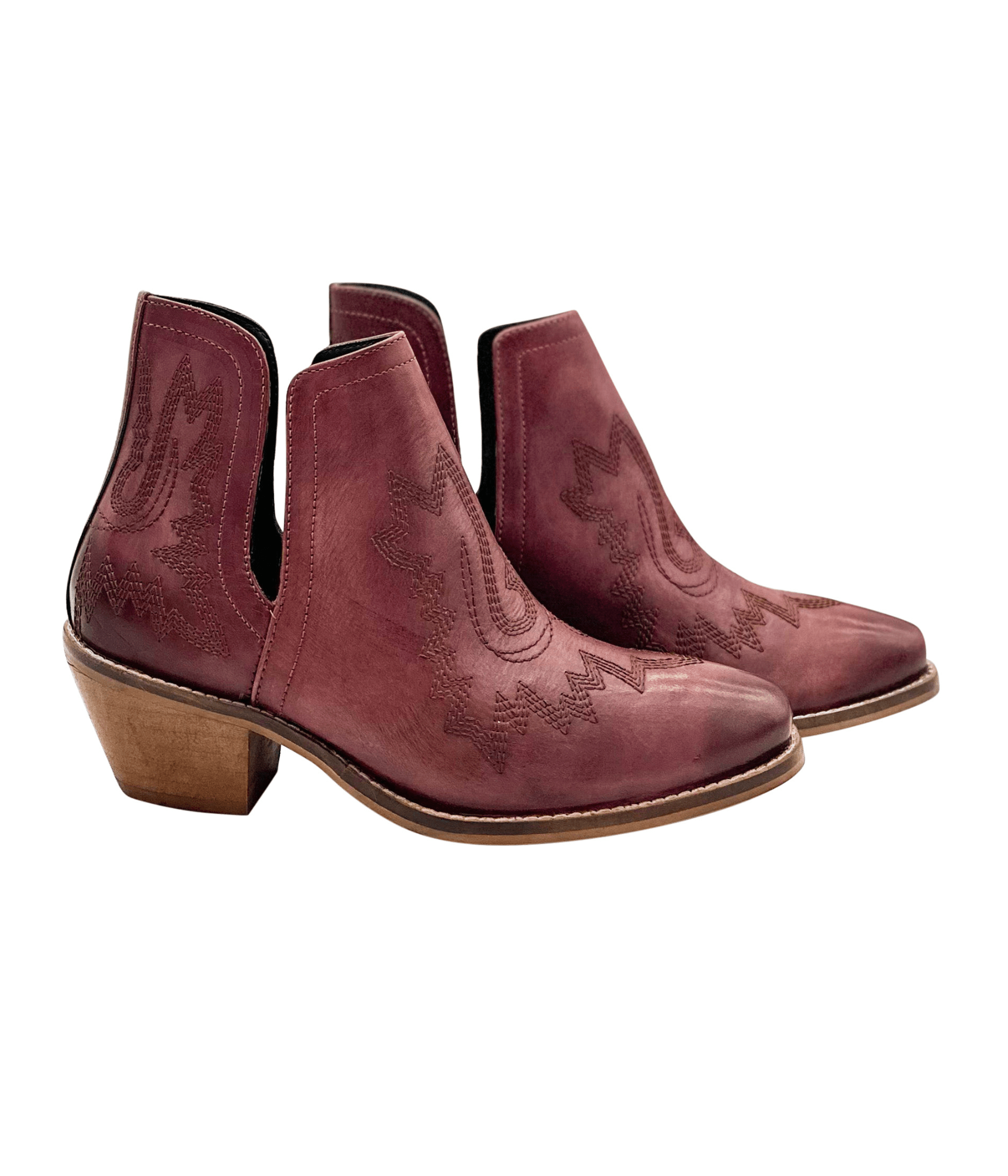 Kickin' Booties in Burgundy - Driftwood Boutique