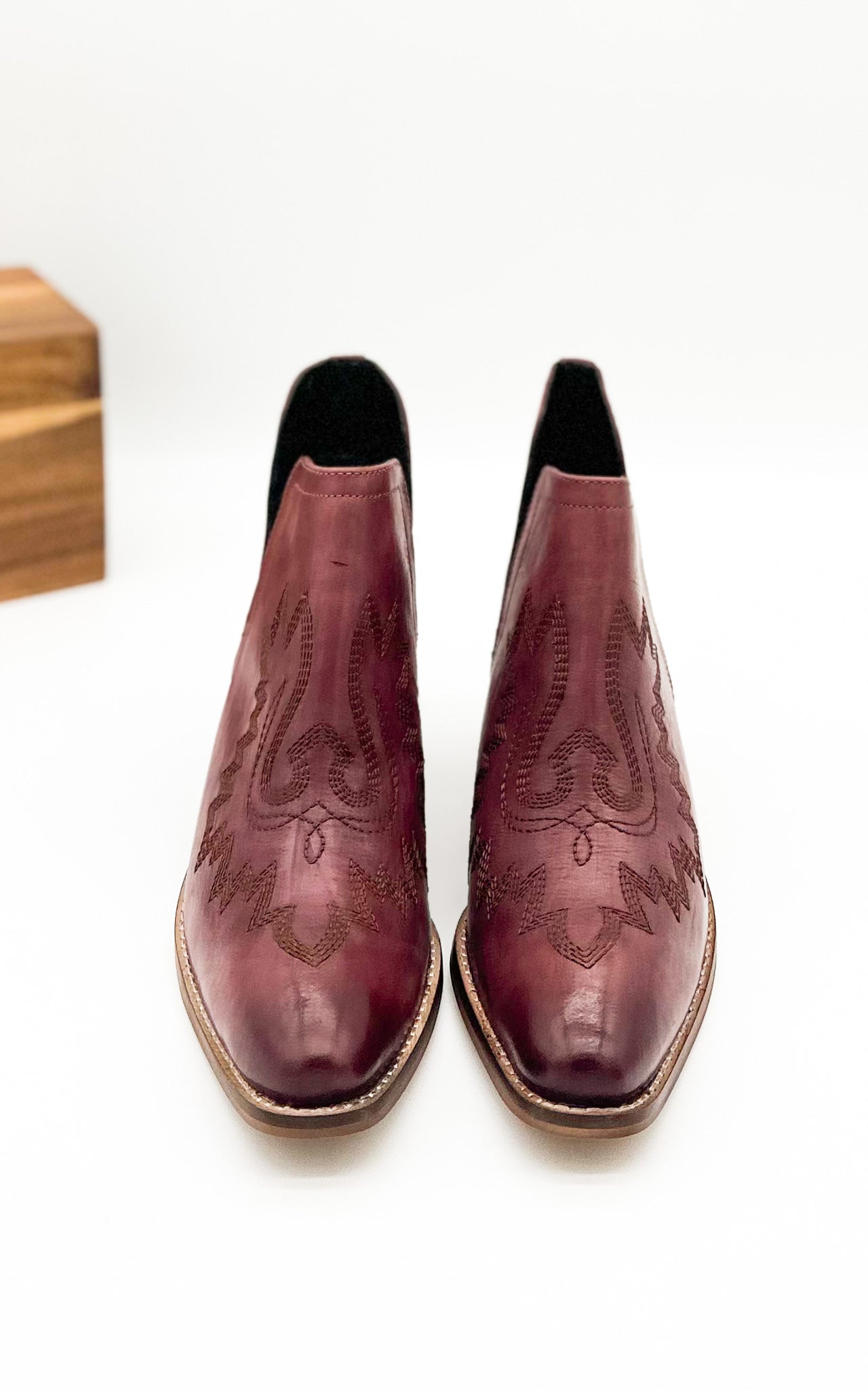 Kickin' Booties in Burgundy - Driftwood Boutique