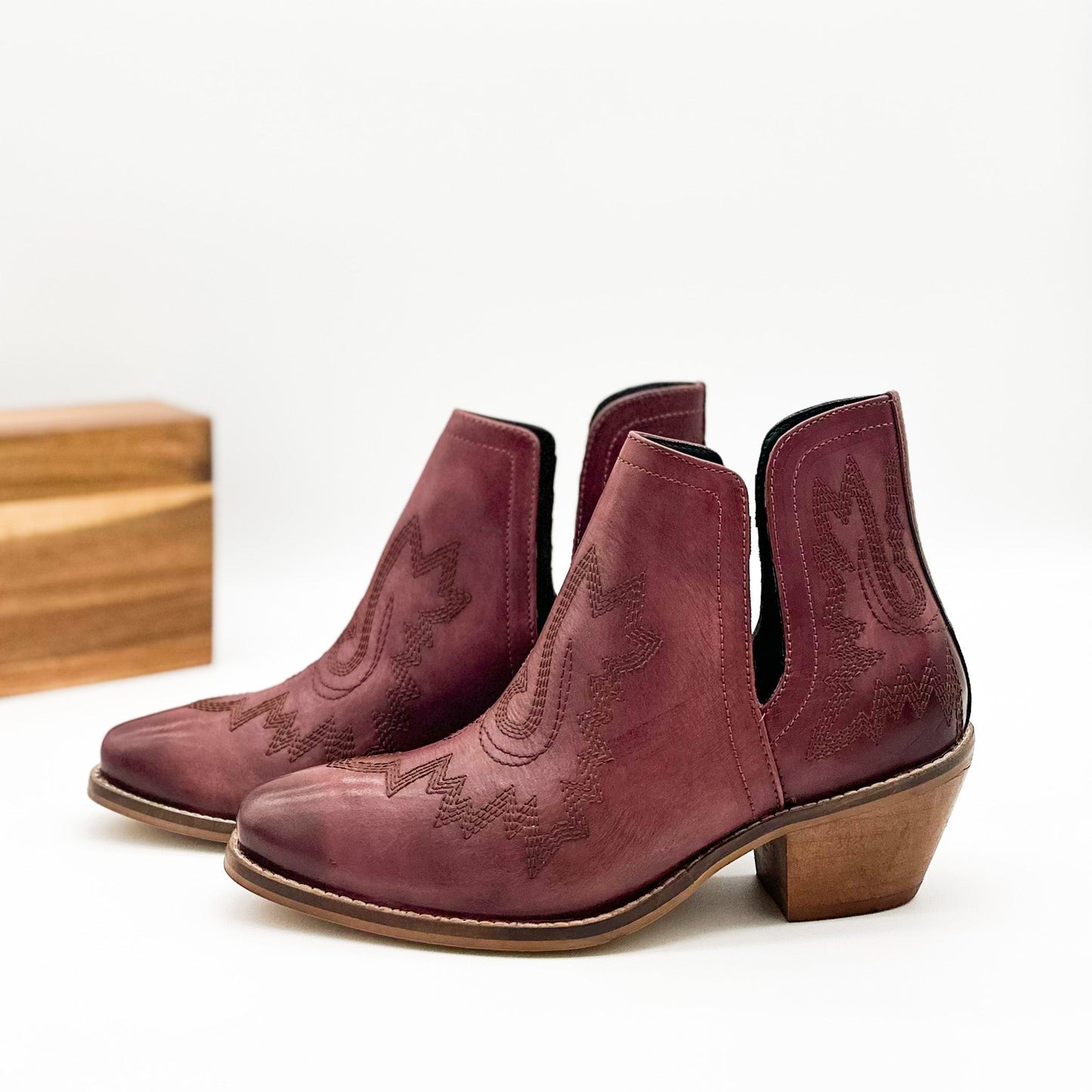 Kickin' Booties in Burgundy - Driftwood Boutique