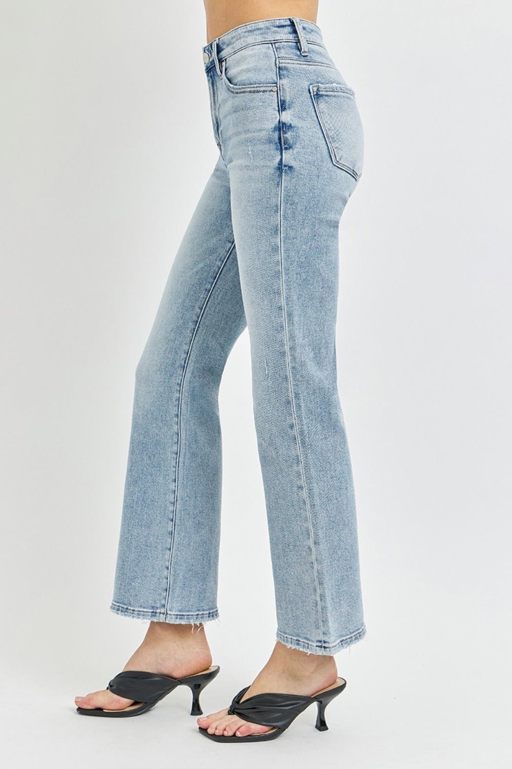 Kirra High Rise Ankle Flare Jeans - Driftwood Boutique
