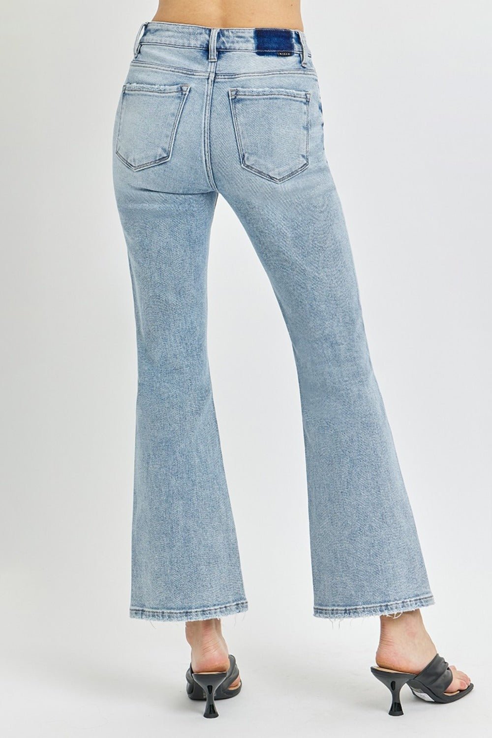Kirra High Rise Ankle Flare Jeans - Driftwood Boutique