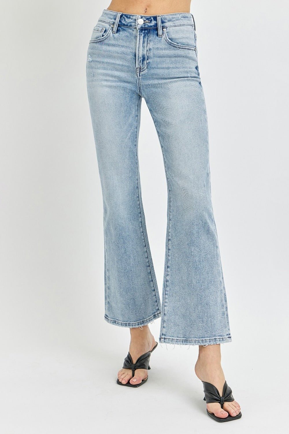 Kirra High Rise Ankle Flare Jeans - Driftwood Boutique