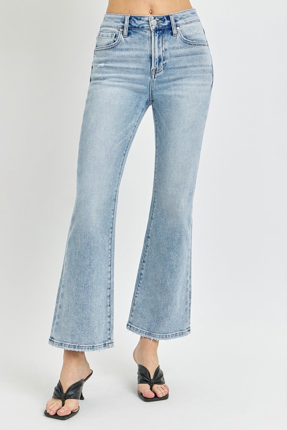 Kirra High Rise Ankle Flare Jeans - Driftwood Boutique