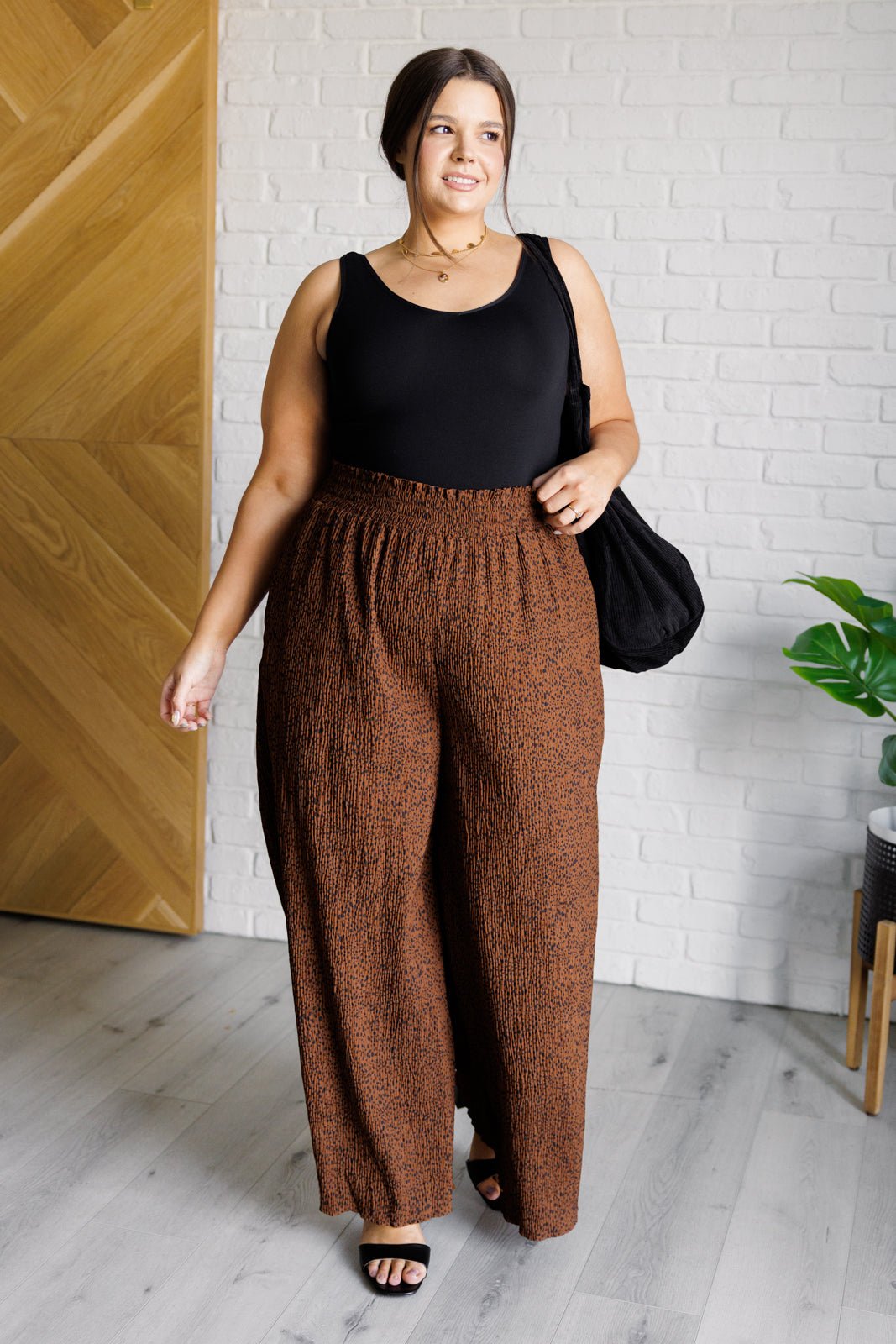 Last Minute Corduroy Tote in Black - Driftwood Boutique