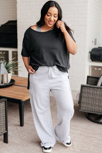 Let Me Live Relaxed Tee in Black - Driftwood Boutique