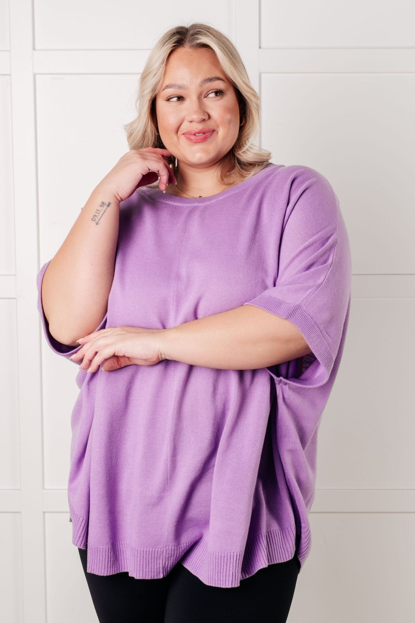 Lilac Whisper Dolman Sleeve Top - Driftwood Boutique