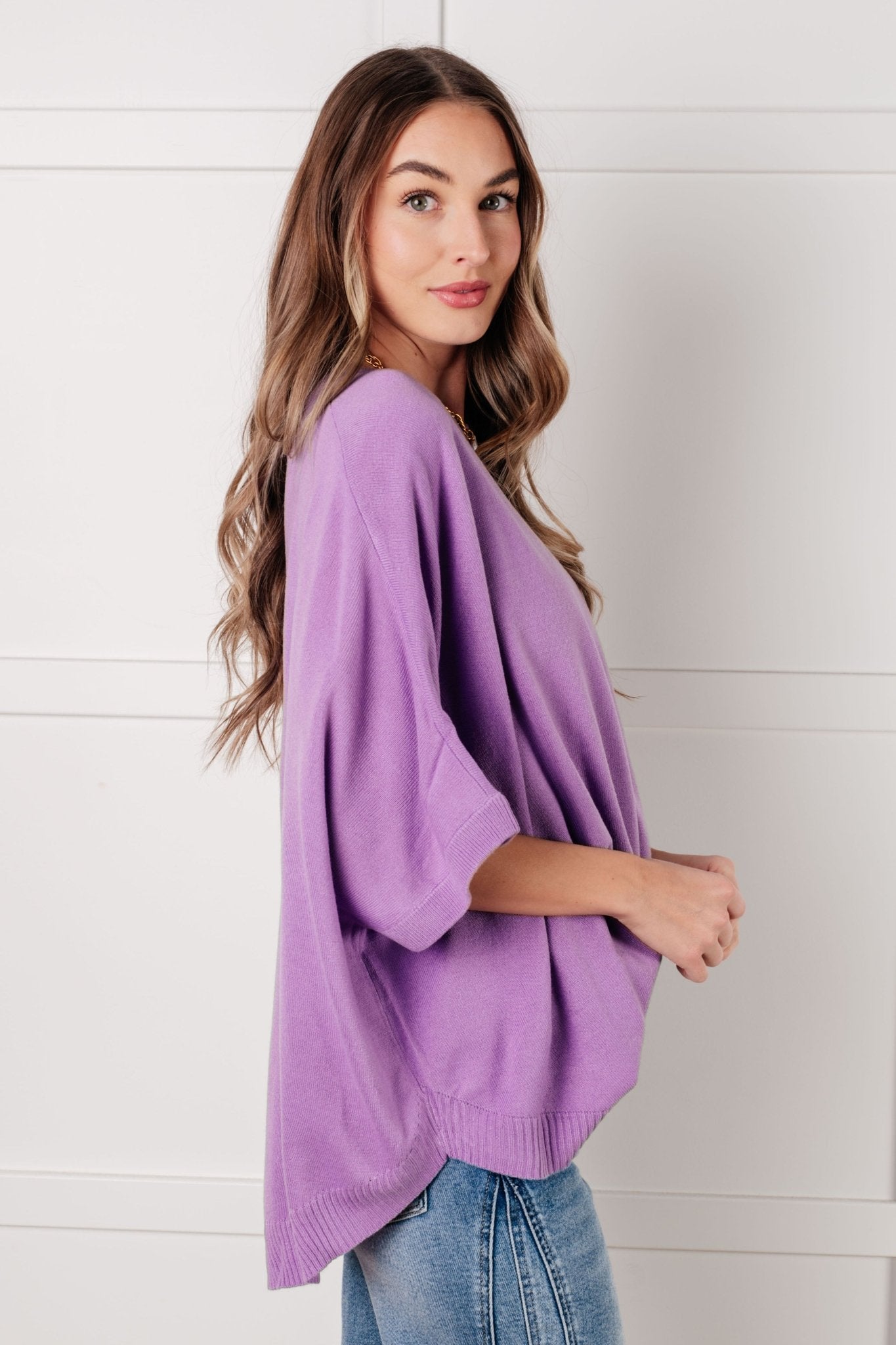Lilac Whisper Dolman Sleeve Top - Driftwood Boutique