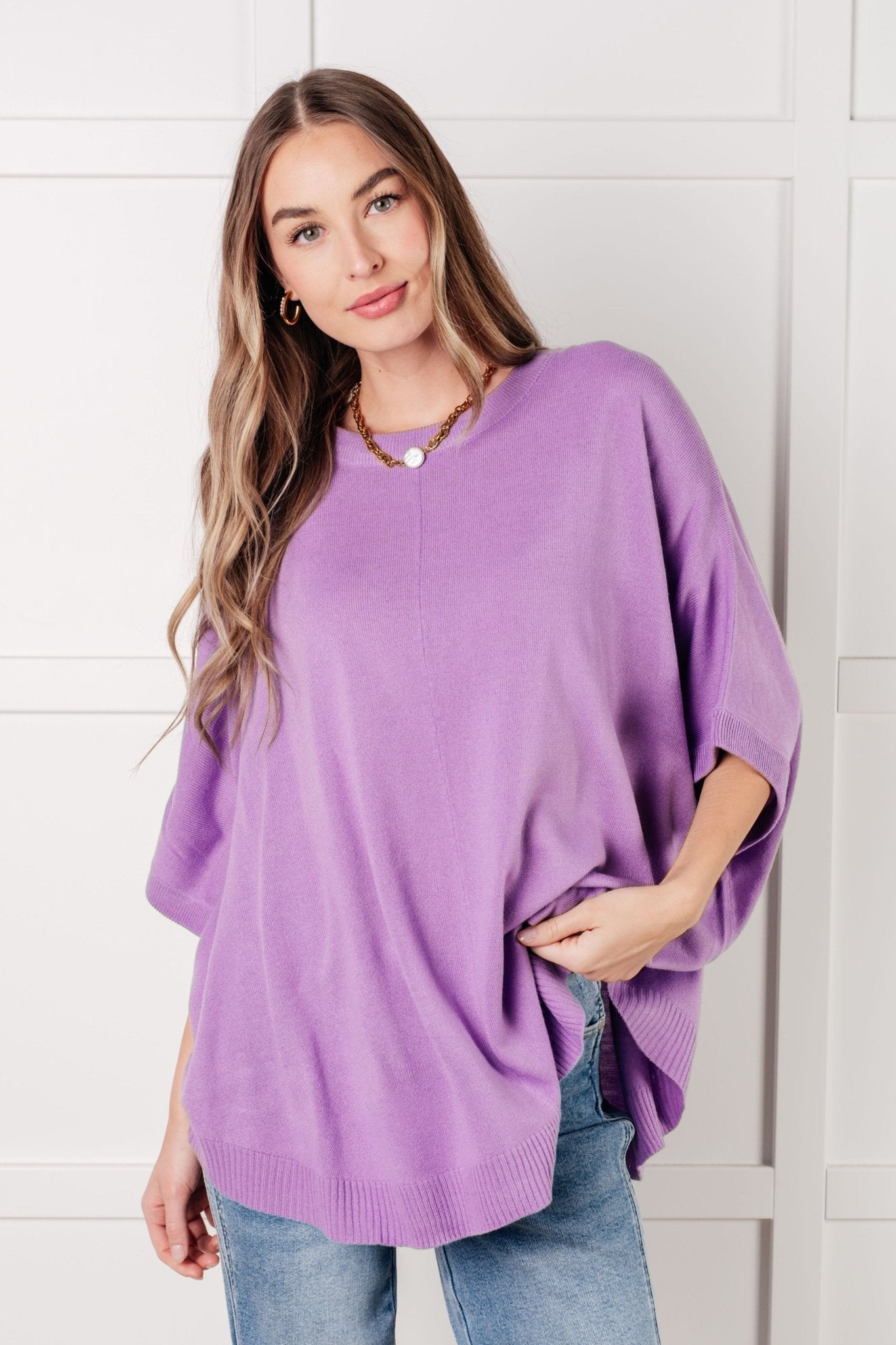 Lilac Whisper Dolman Sleeve Top - Driftwood Boutique
