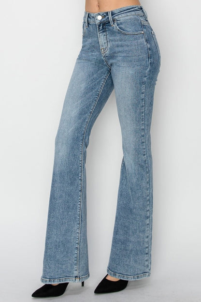 Lola Mid Rise Classic Bootcut Jeans - Driftwood Boutique