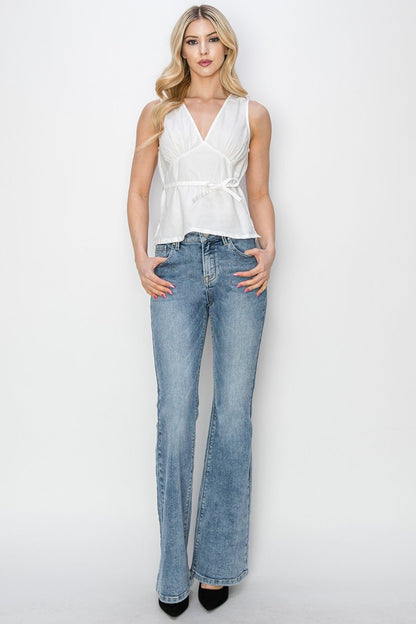 Lola Mid Rise Classic Bootcut Jeans - Driftwood Boutique