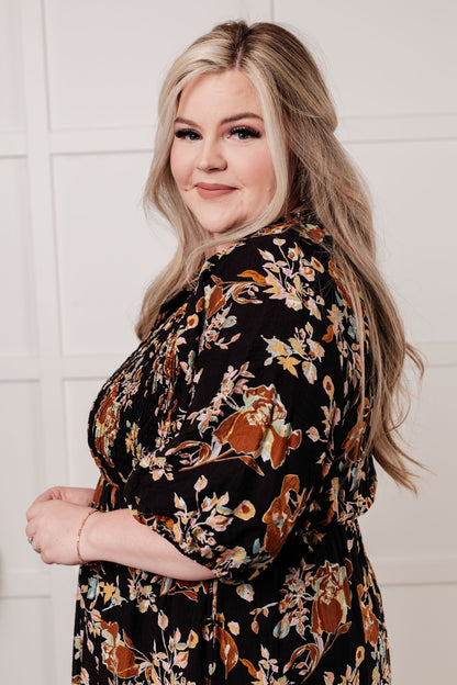 Look My Way Smocked Bodice Button Down Dress - Driftwood Boutique