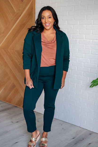 Magic 3/4 Blazer in Hunter Green - Driftwood Boutique