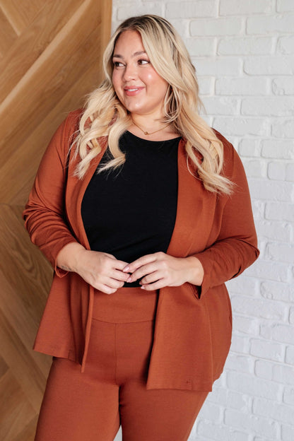 Magic 3/4 Blazer in Rust - Driftwood Boutique